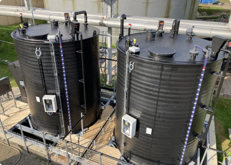 Kunststof opslagtanks